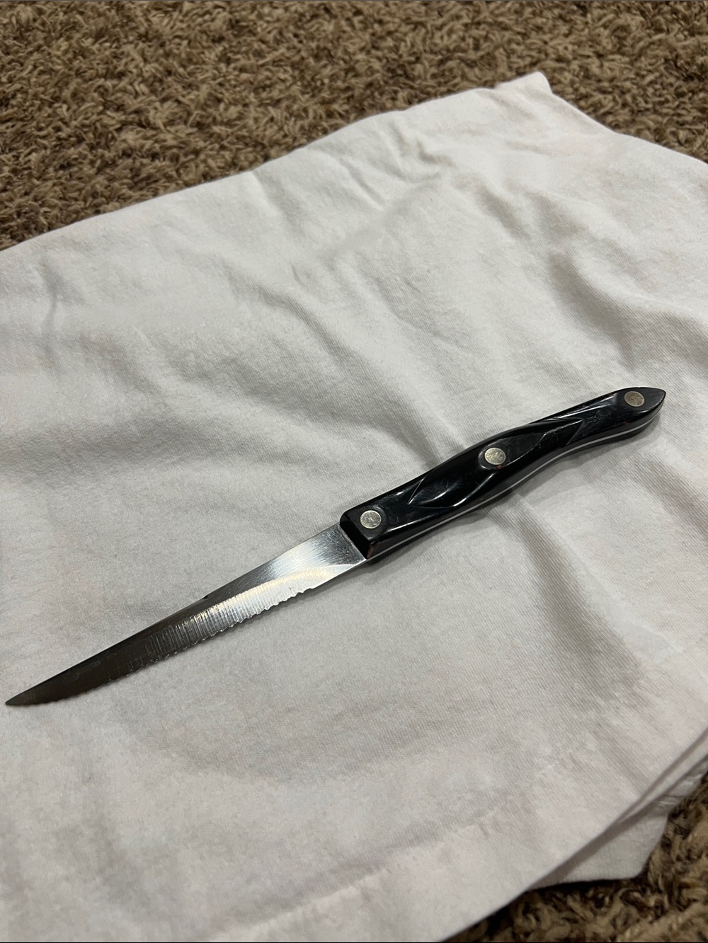 Cutco 4 7/8" serrated knife